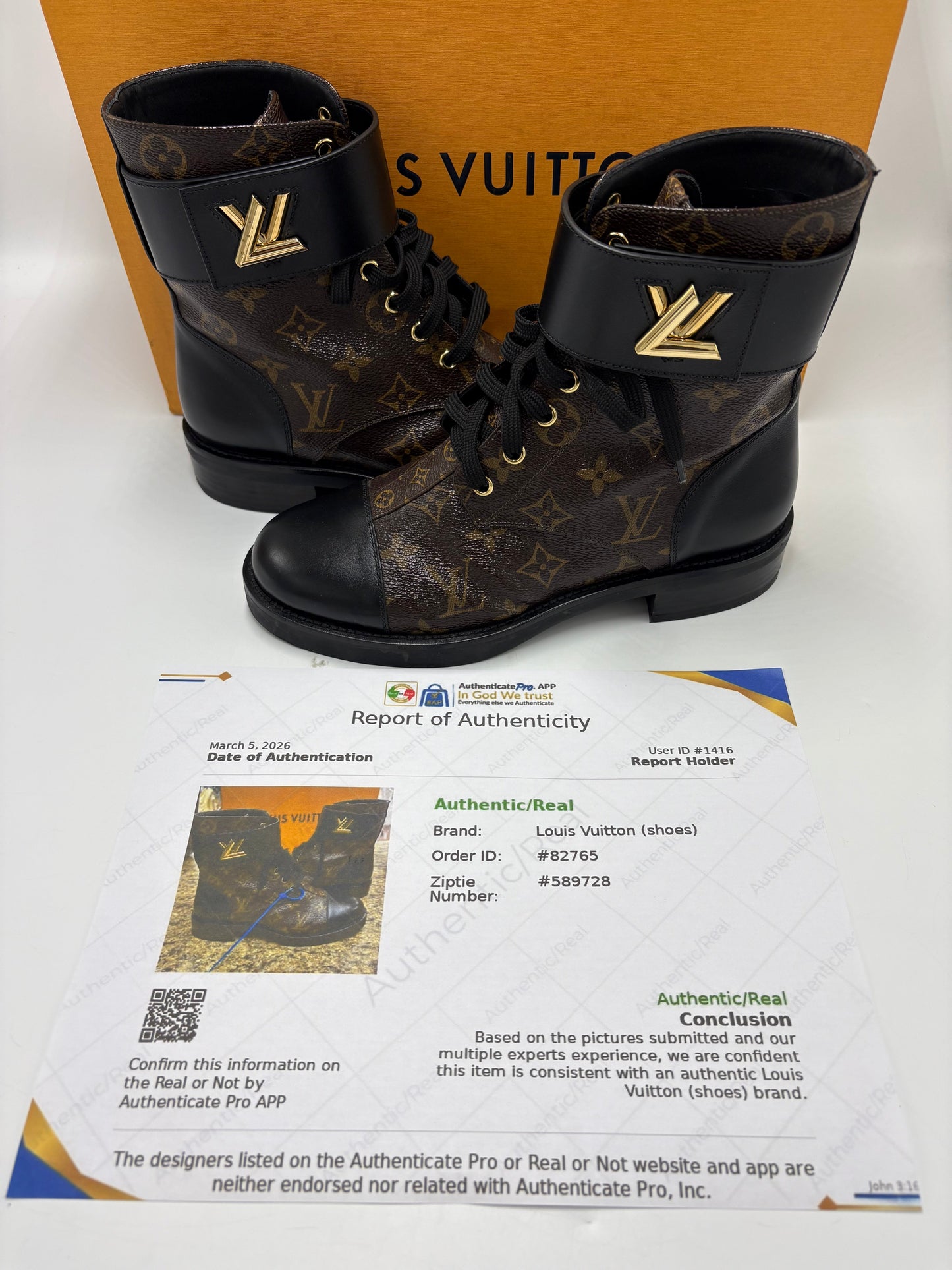Louis Vuitton Wonderland Ranger Luxury Designer Boots, Size: 8