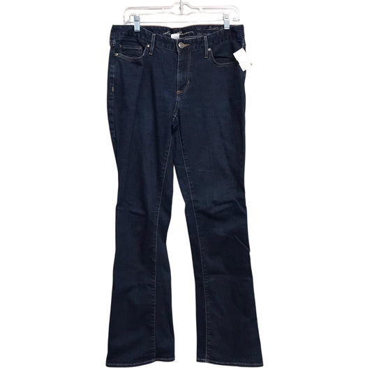 Jeans Flared By Eddie Bauer In Blue Denim, Size:10