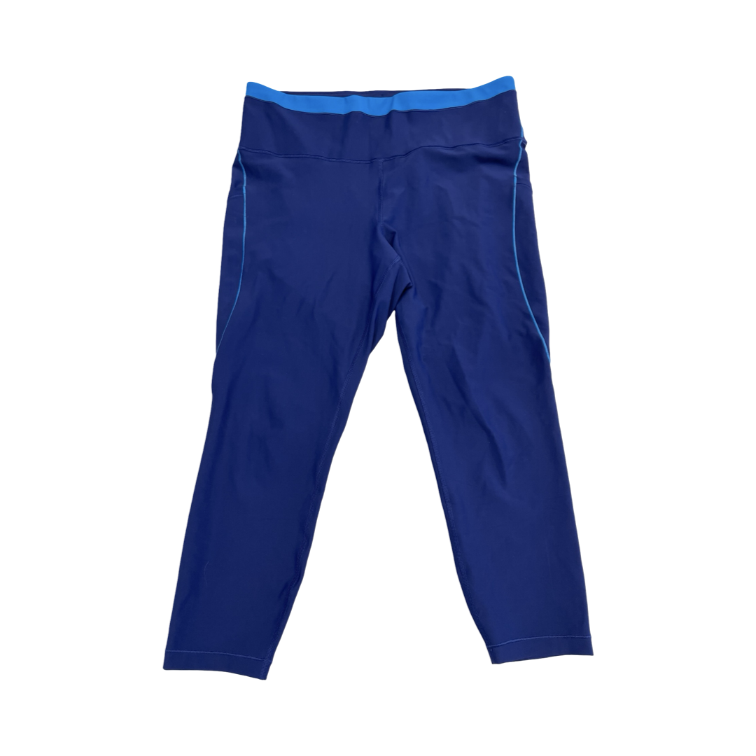 Athletic Capris By Athleta In Blue, Size:Xl