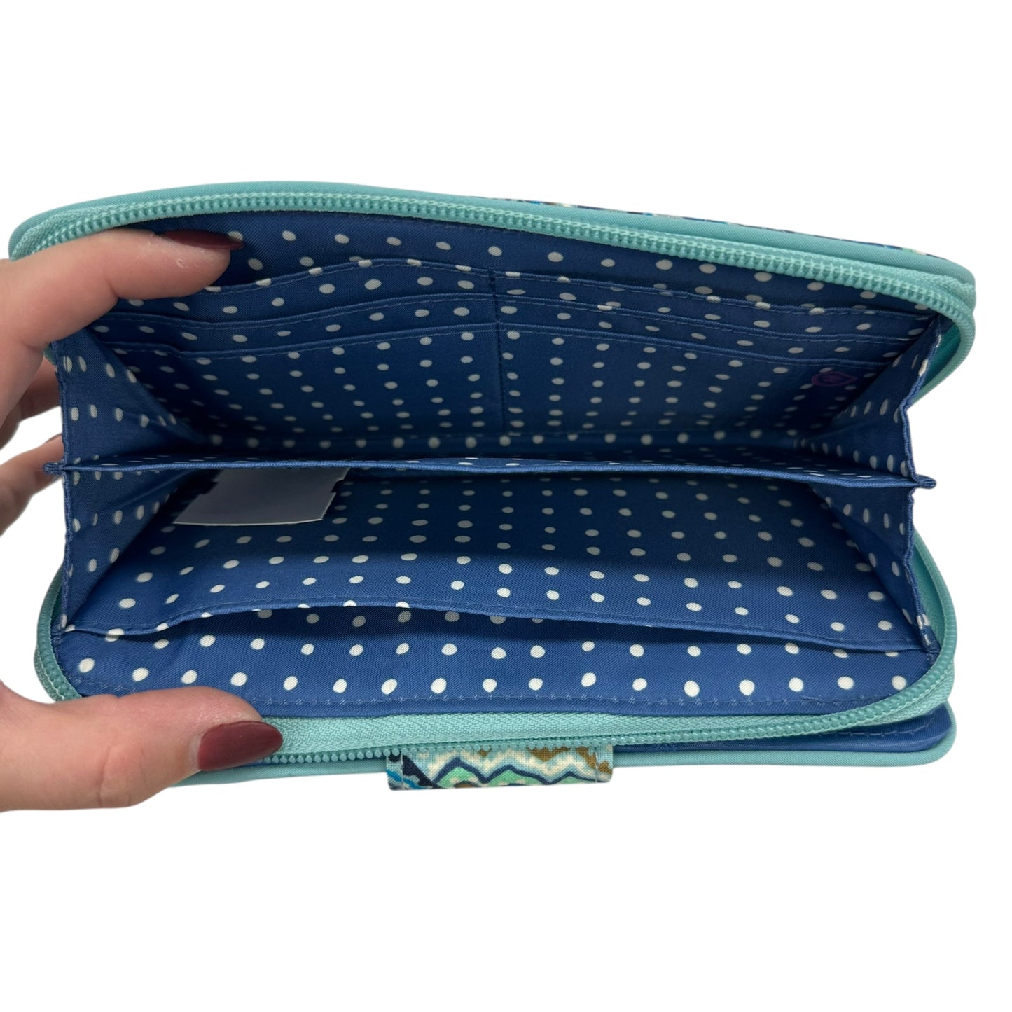 Wallet By Vera Bradley In Blue, Size:Medium