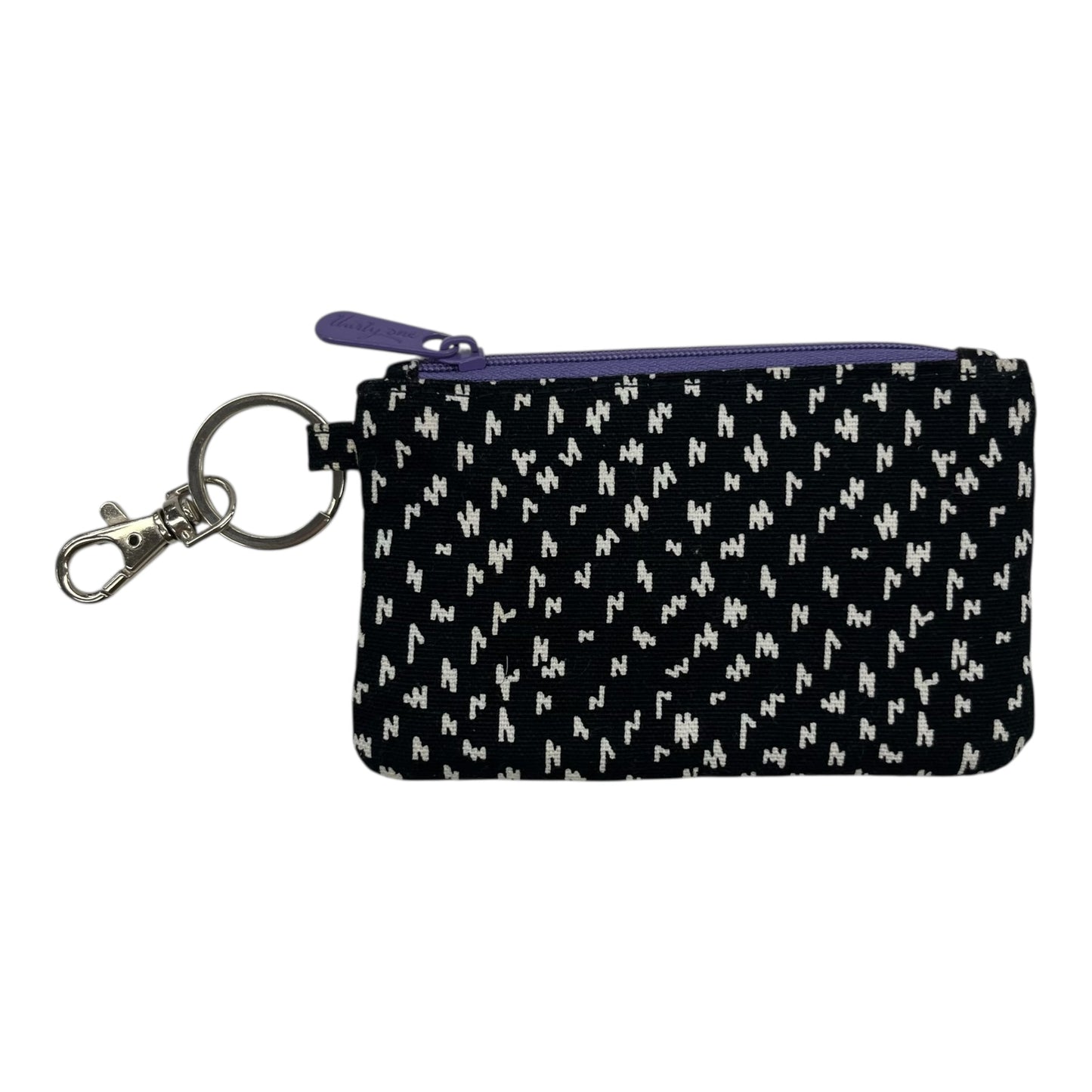 Wallet By Thirty One In Black & Purple, Size:Small