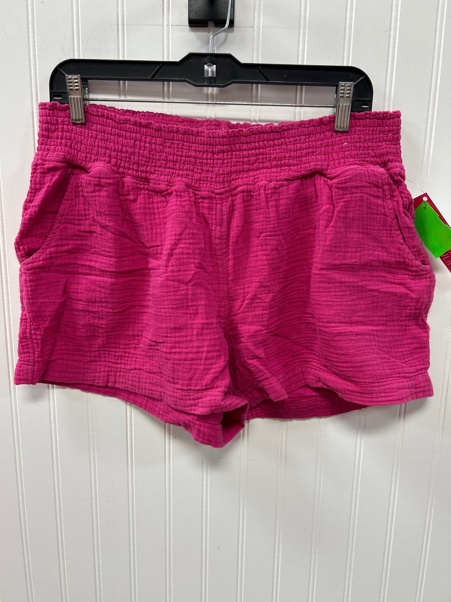 Shorts By Three Dots In Pink, Size:L