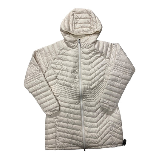 Jacket Puffer & Quilted By Columbia In Cream, Size:Xl