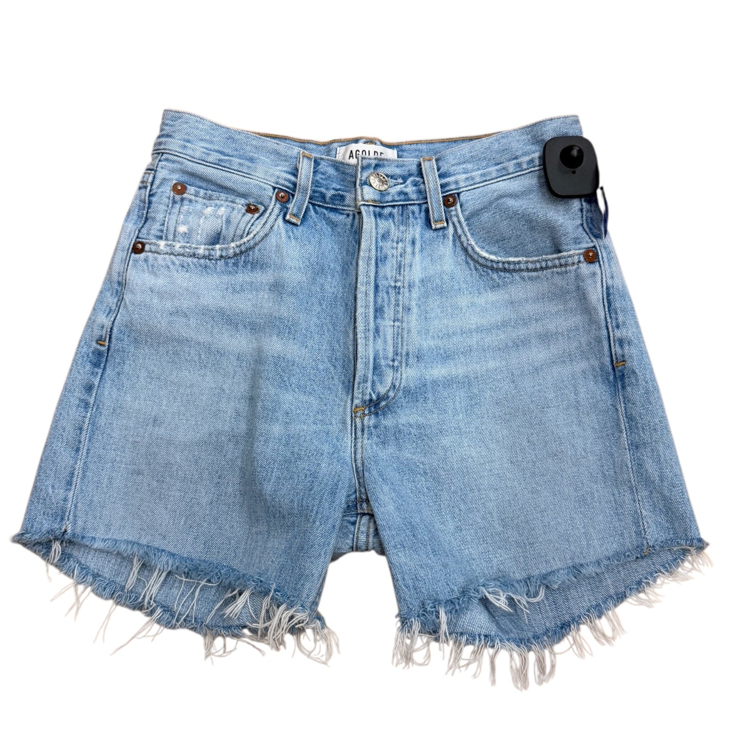Shorts By Agolde In Blue Denim, Size:0
