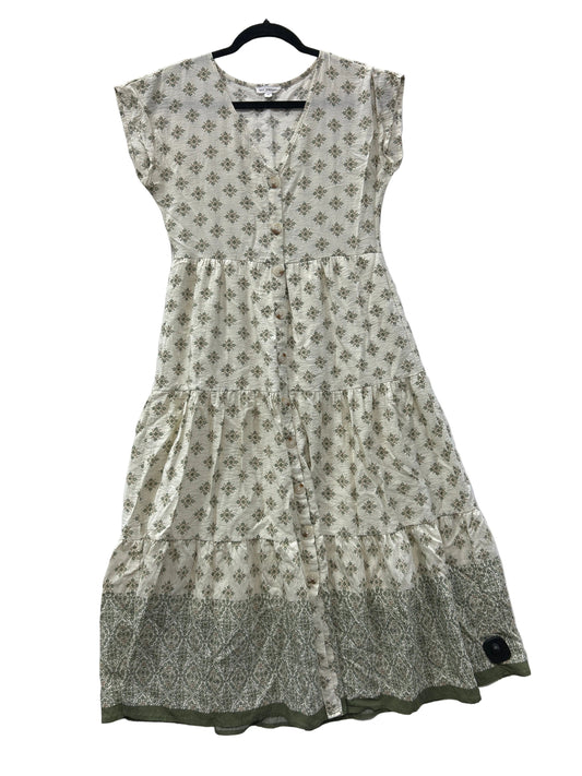 Dress Casual Maxi By Blu Pepper In Cream, Size:M