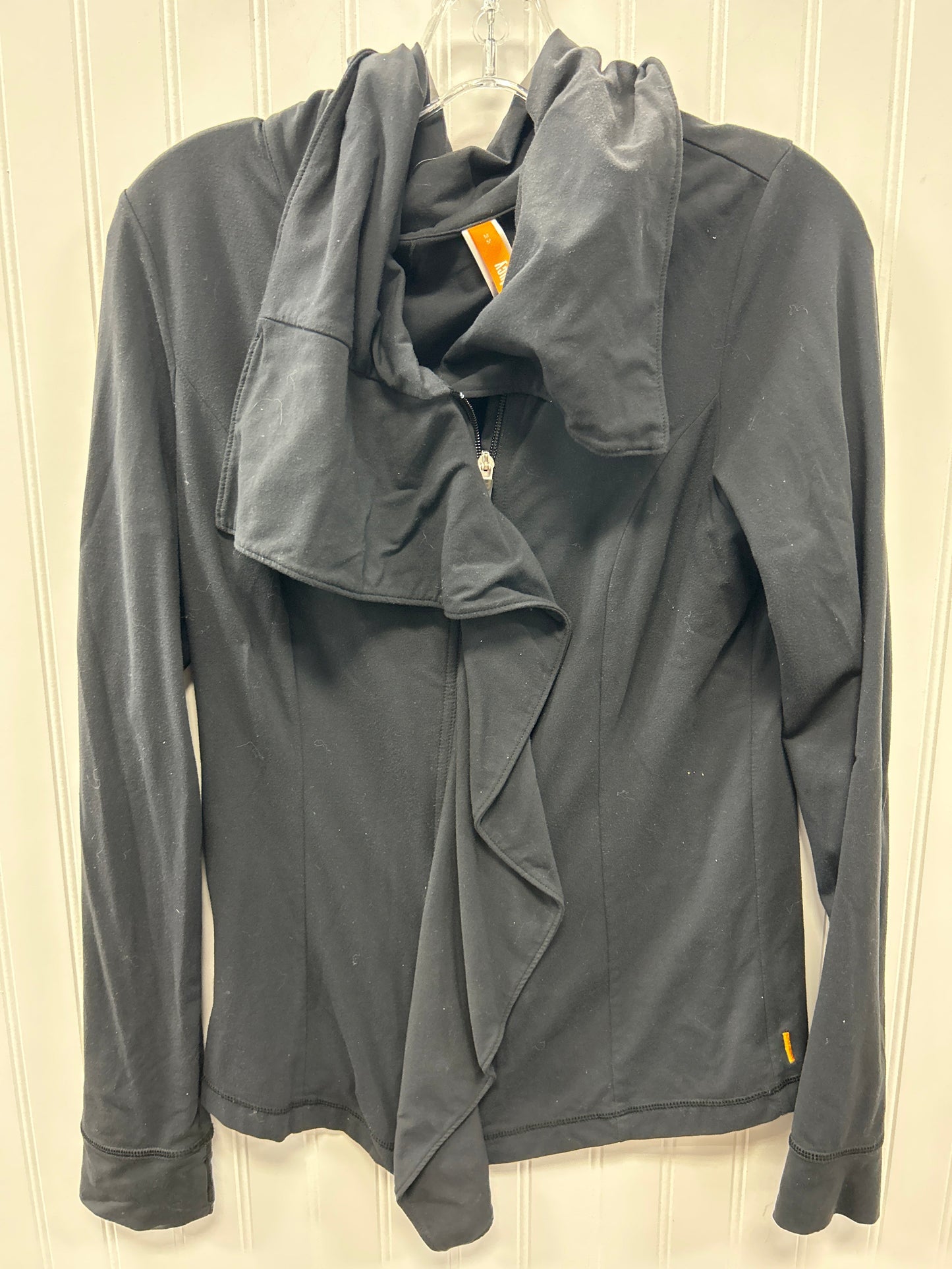 Athletic Jacket By Lucy In Black, Size:M