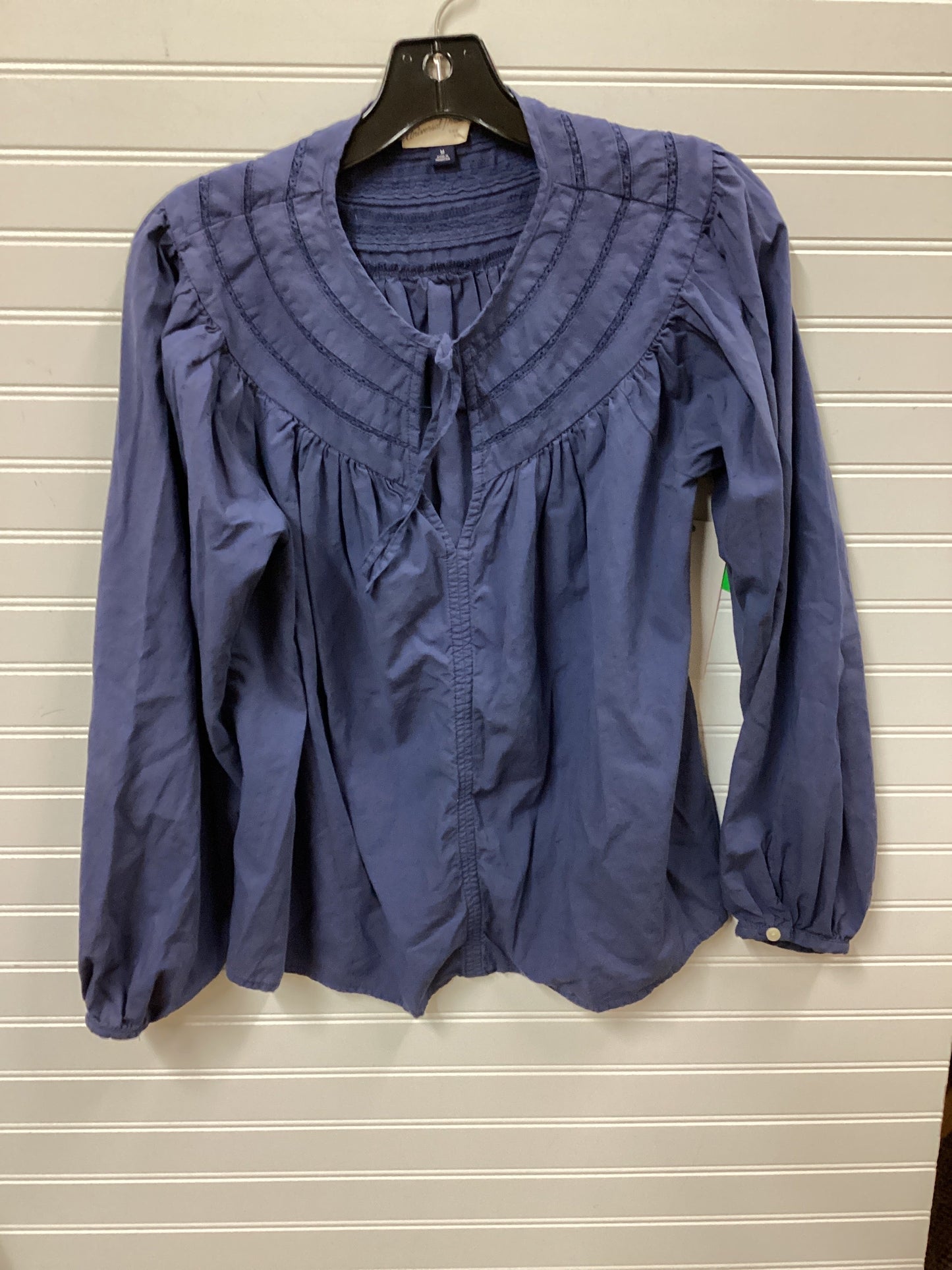 Blouse Ls By Universal Thread In Blue, Size:M