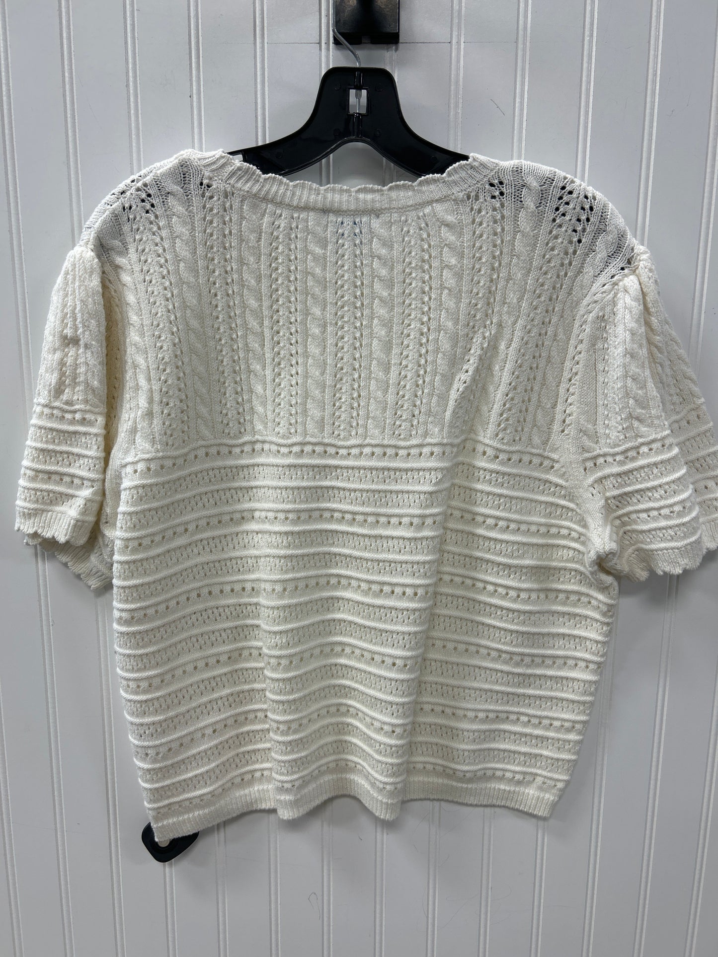 Top Ss By Draper James In White, Size:1X