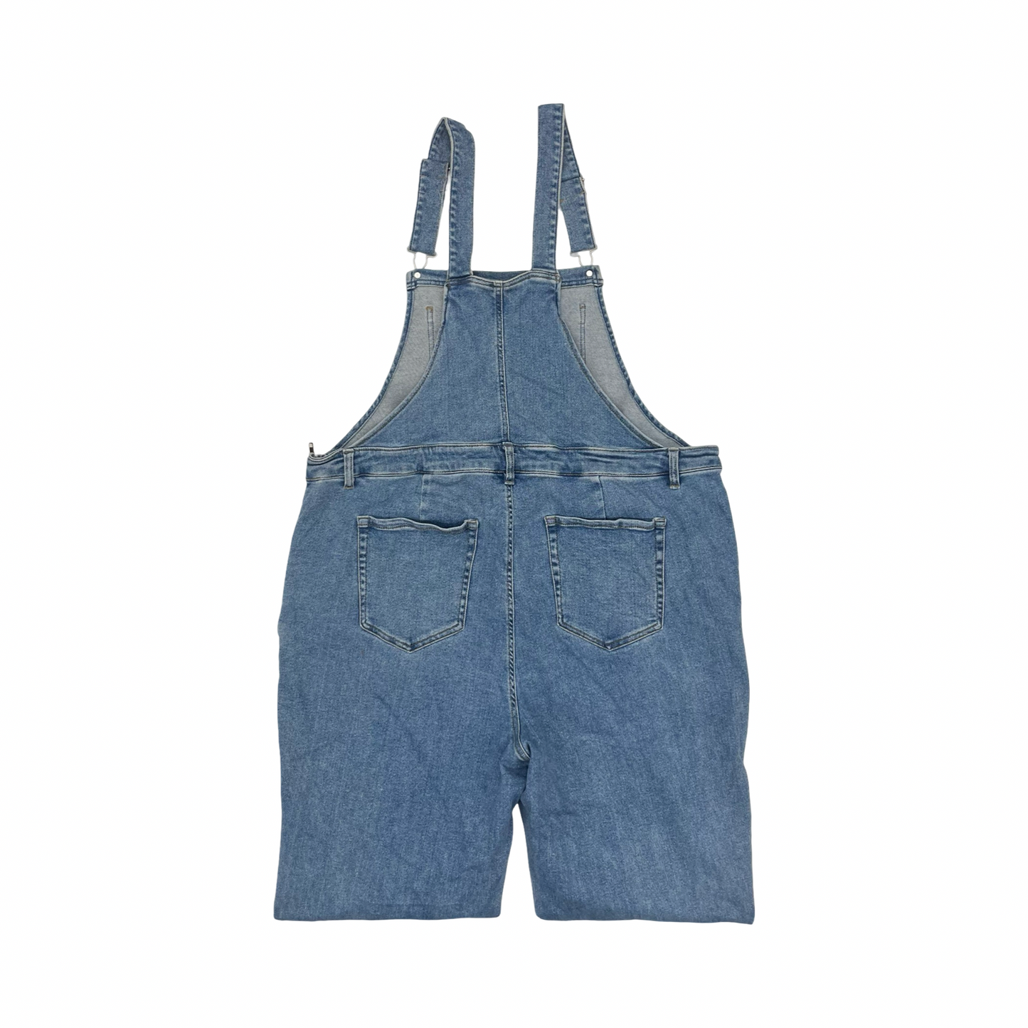Overalls By Ava & Viv In Blue Denim, Size:20