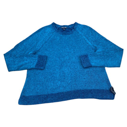 Sweater Designer By Eileen Fisher In Teal, Size:Sp