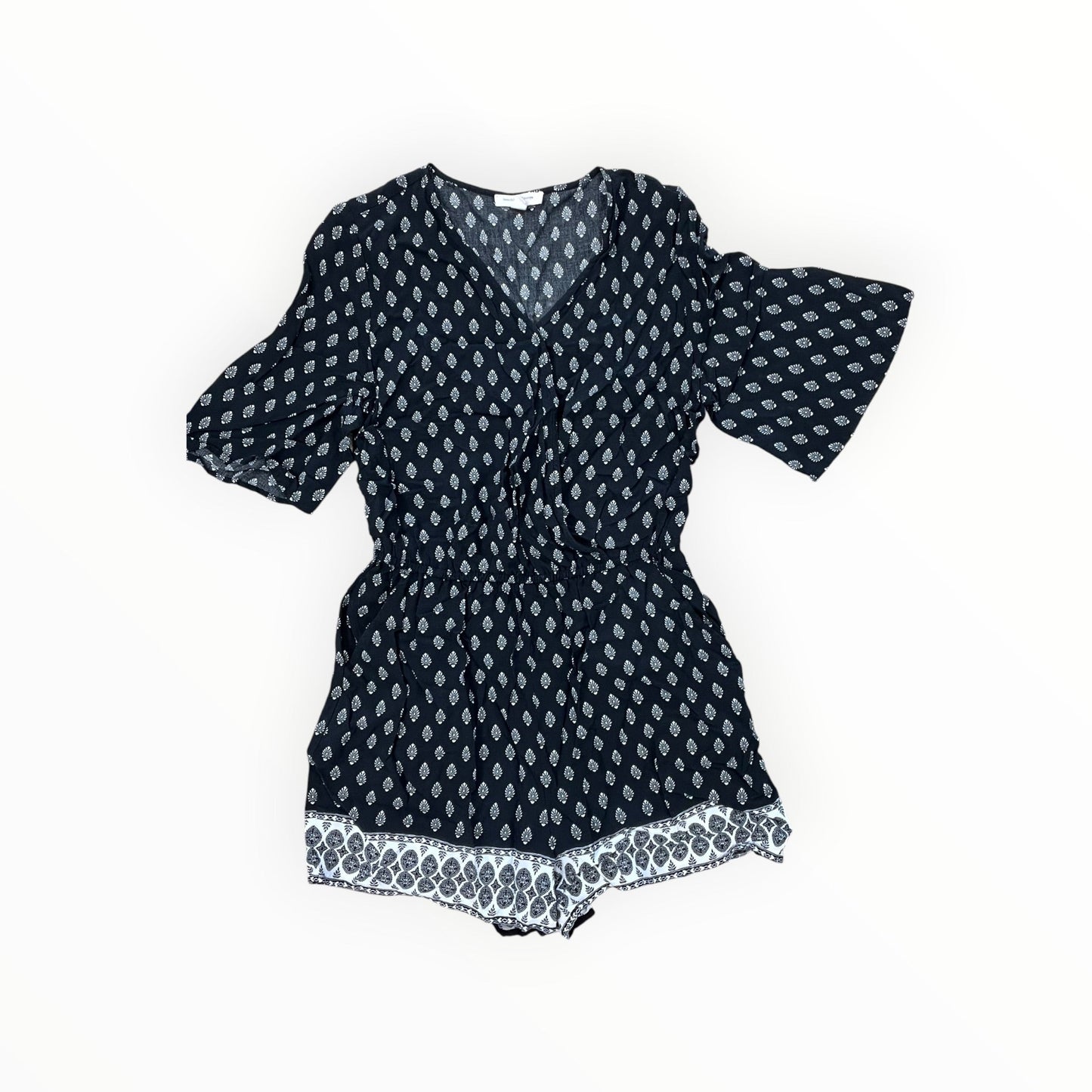 Romper By Beachlunchlounge In Black, Size:S