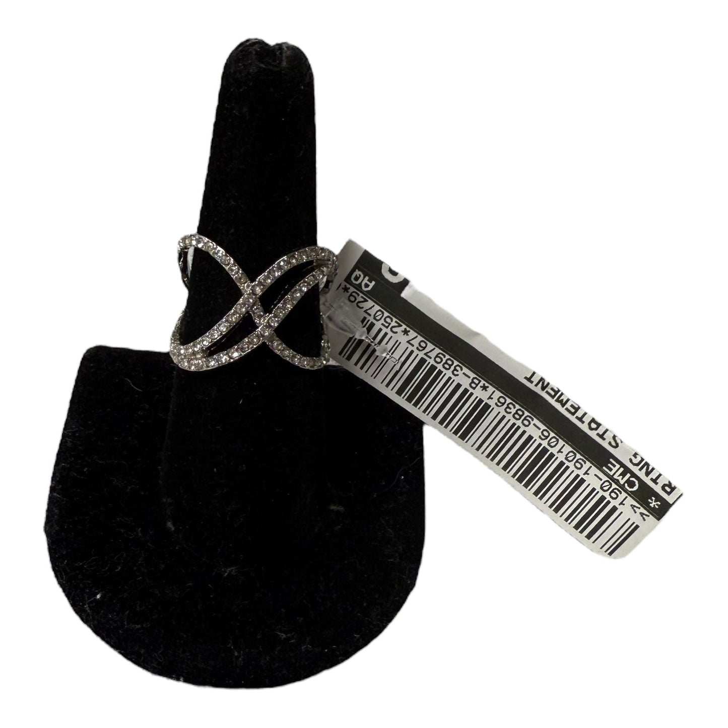 Ring Statement  In Silver, Size:8