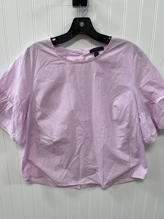 Top Ss By J. Crew In Pink, Size:L