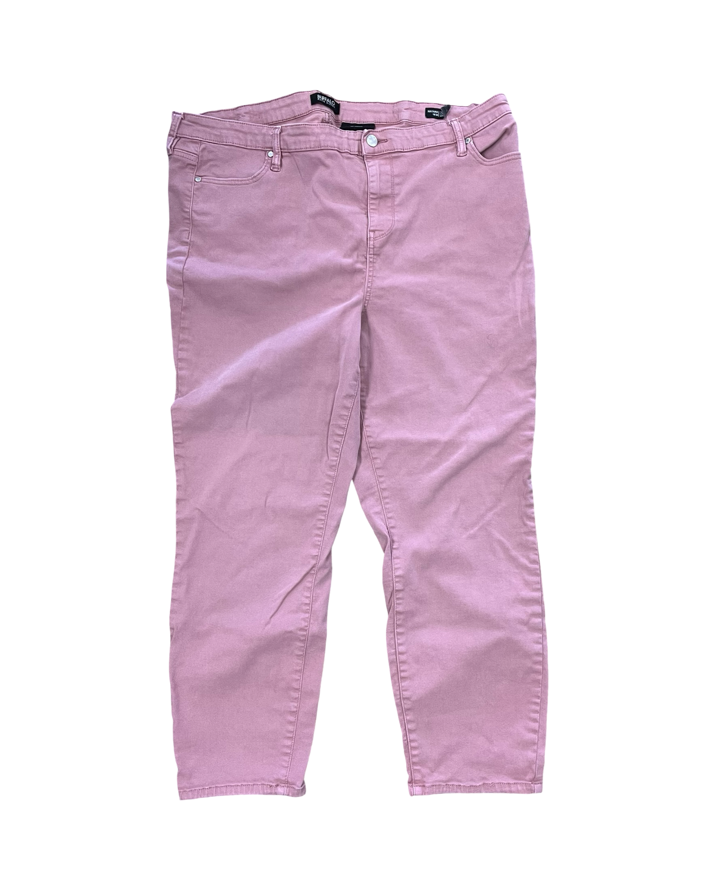 Jeans Skinny By Buffalo David Bitton In Pink Denim, Size:18