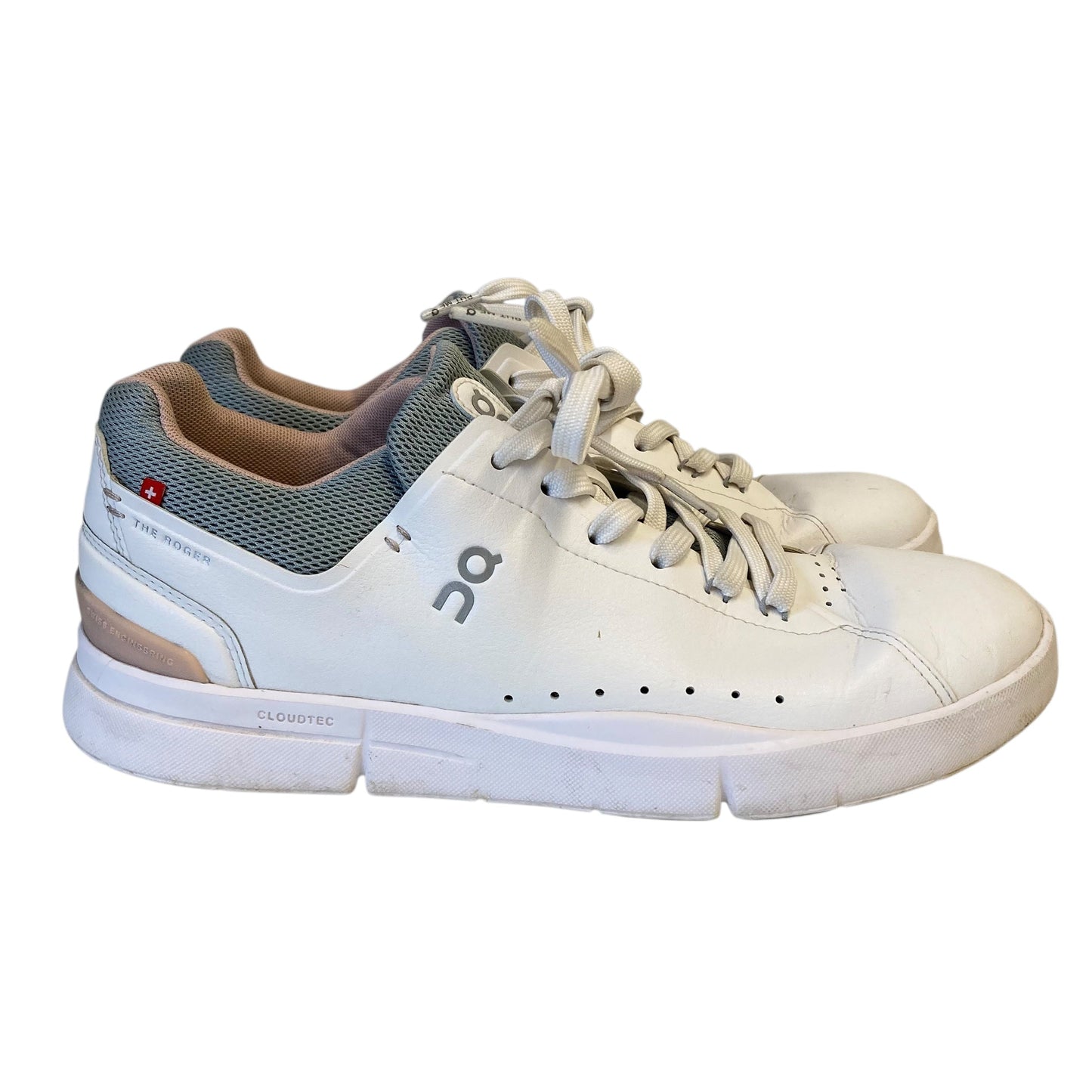 Shoes Sneakers By On In White, Size:9.5