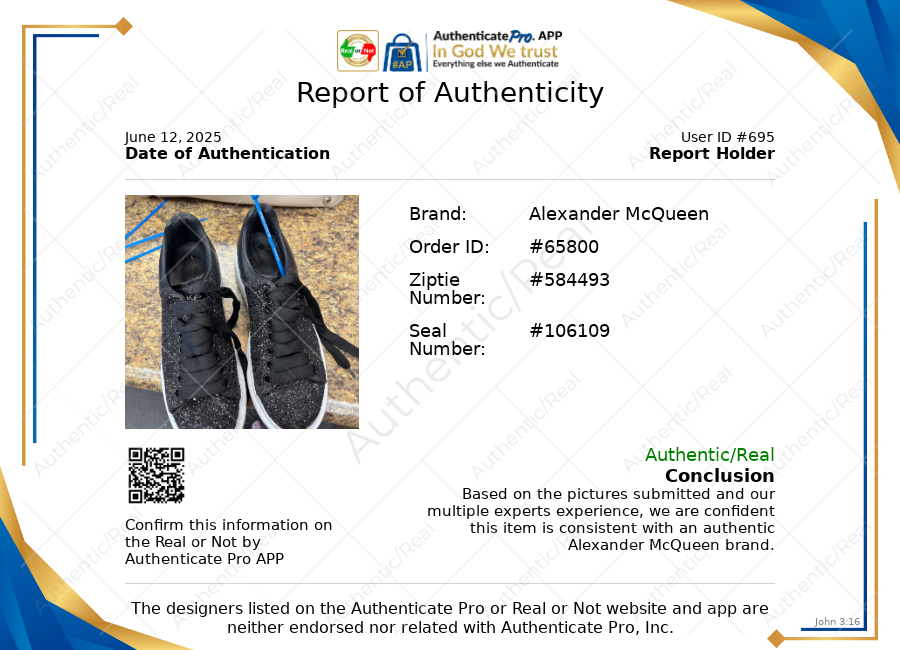 Shoes Luxury Designer By Alexander Mcqueen In Black & White, Size: 6.5