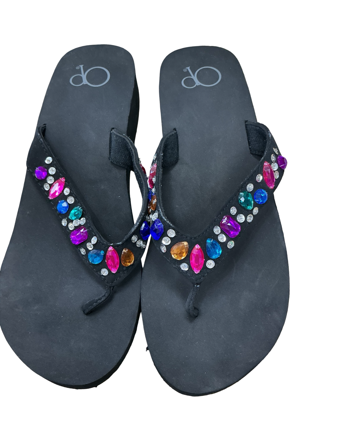 Sandals Flats By Op In Black, Size:10