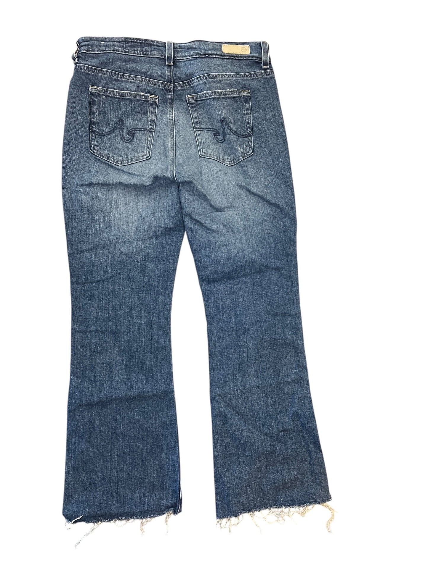 Jeans Boot Cut By Ag Jeans In Blue Denim, Size:8