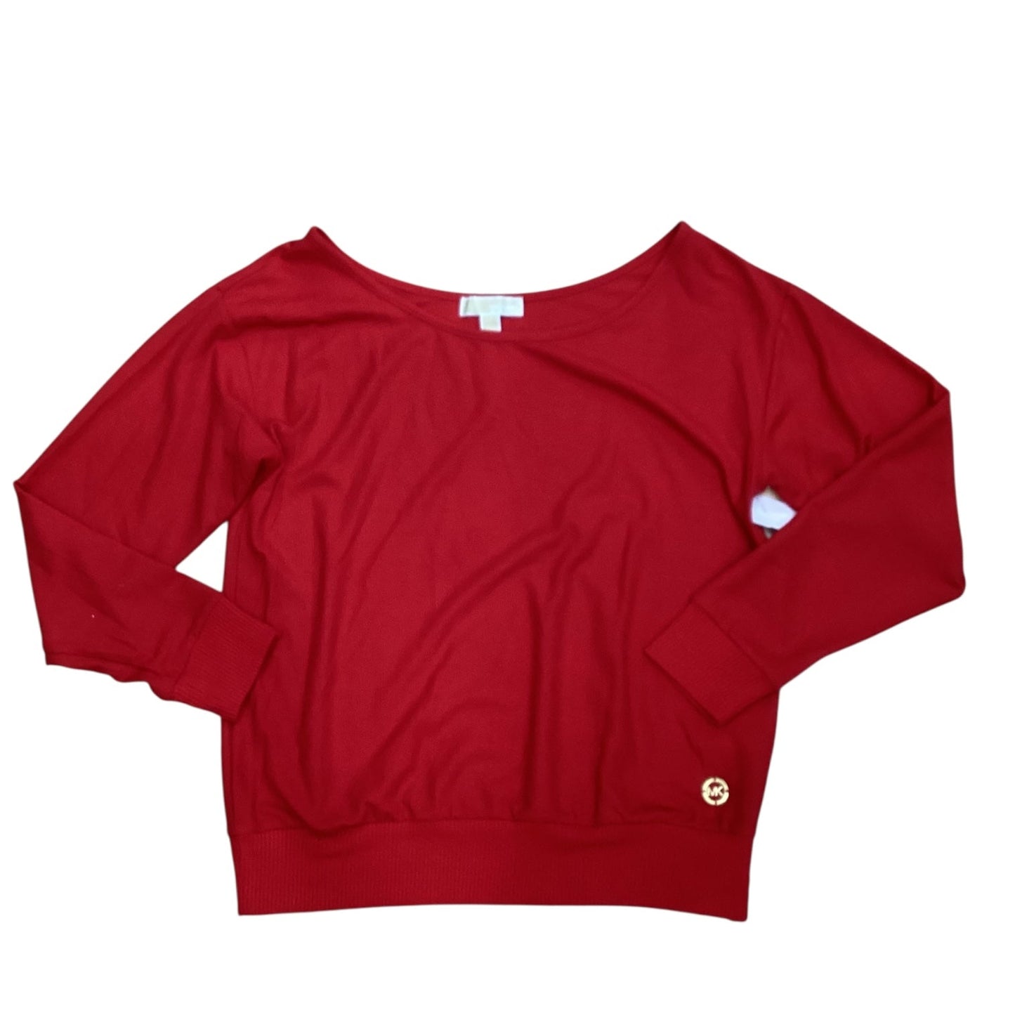 Top Ls Designer By Michael Kors In Red, Size:L