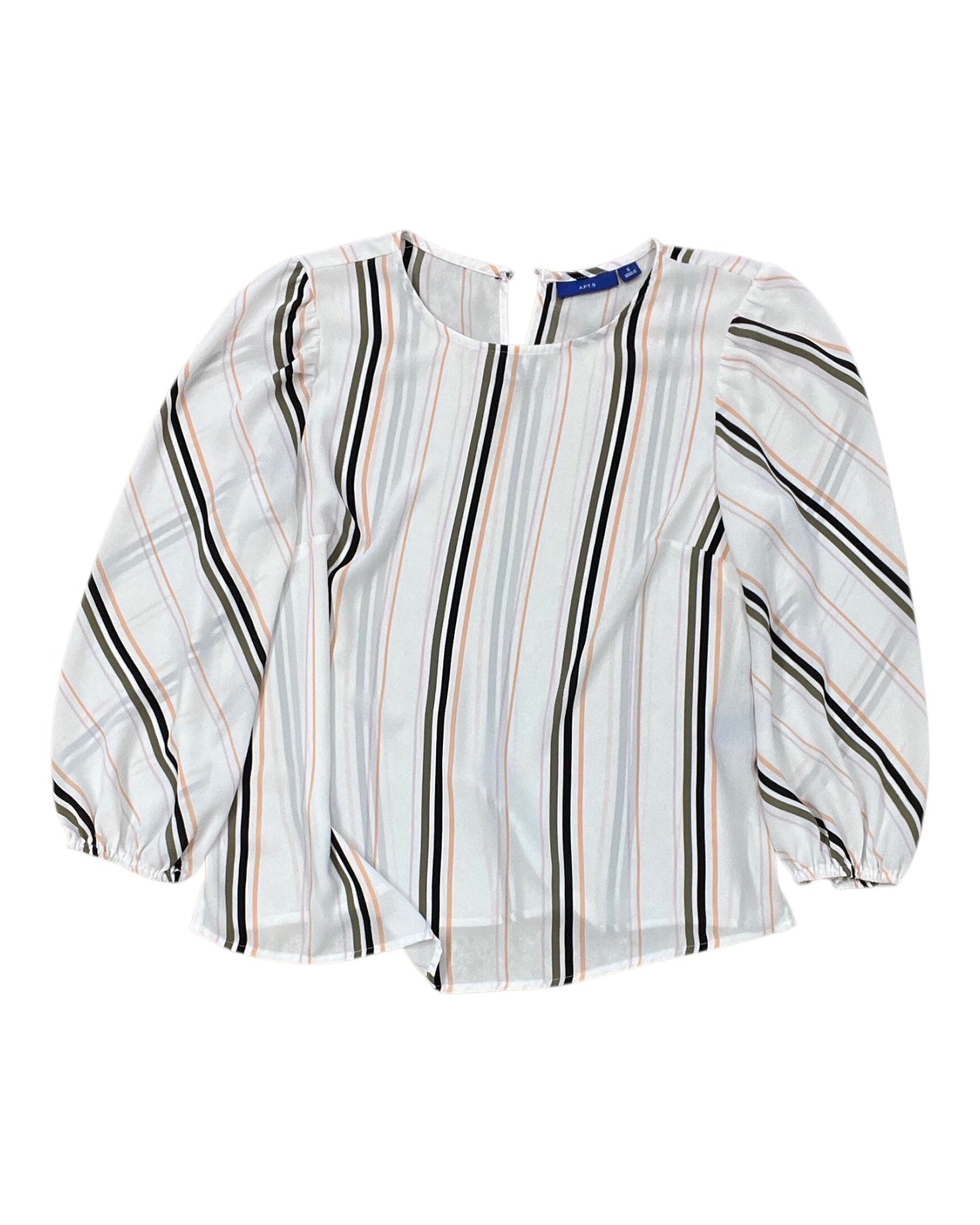 Top Ls By Apt 9 In White, Size:S