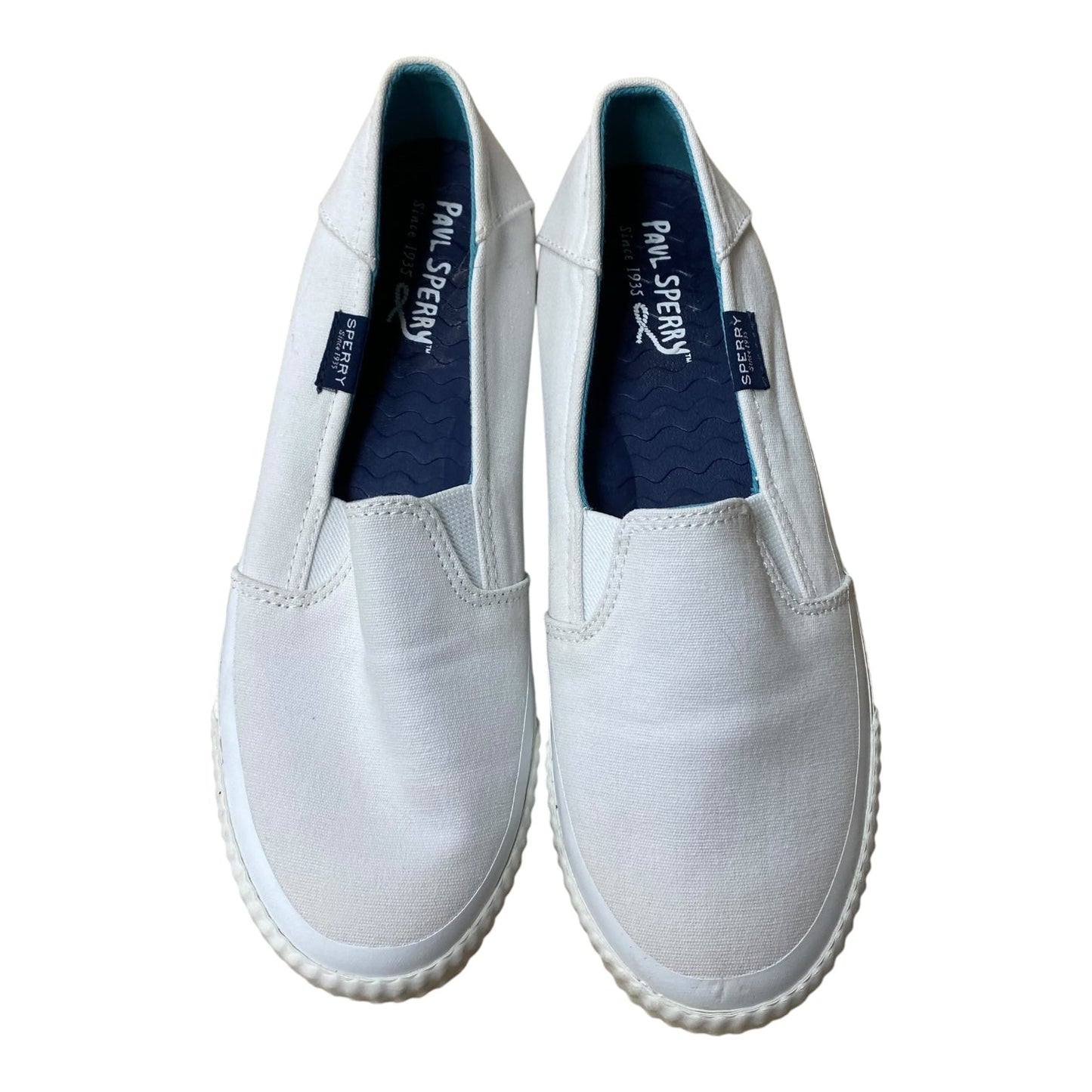 Shoes Flats By Sperry In White, Size:8