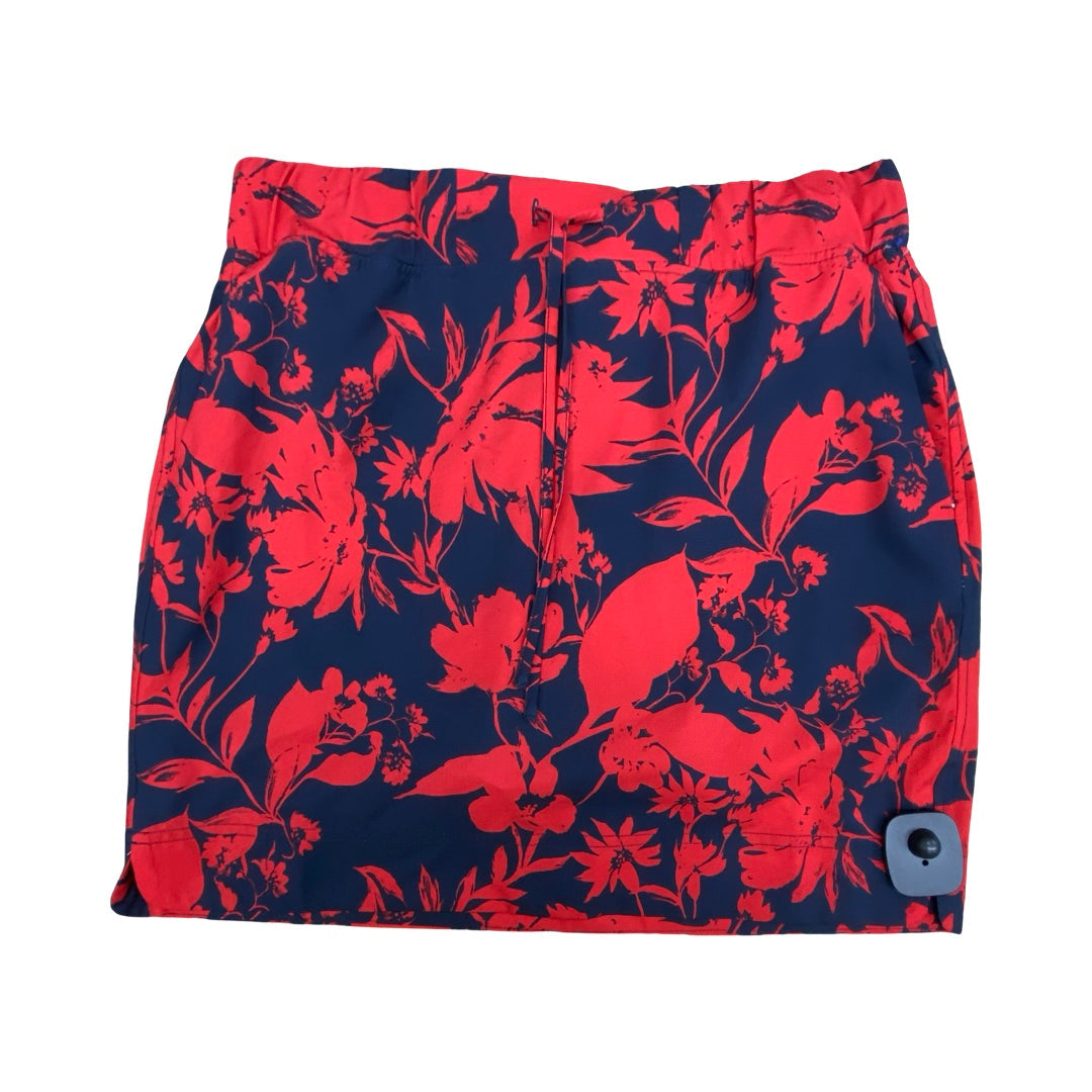 Skort By J. Jill In Black & Red, Size:Xs
