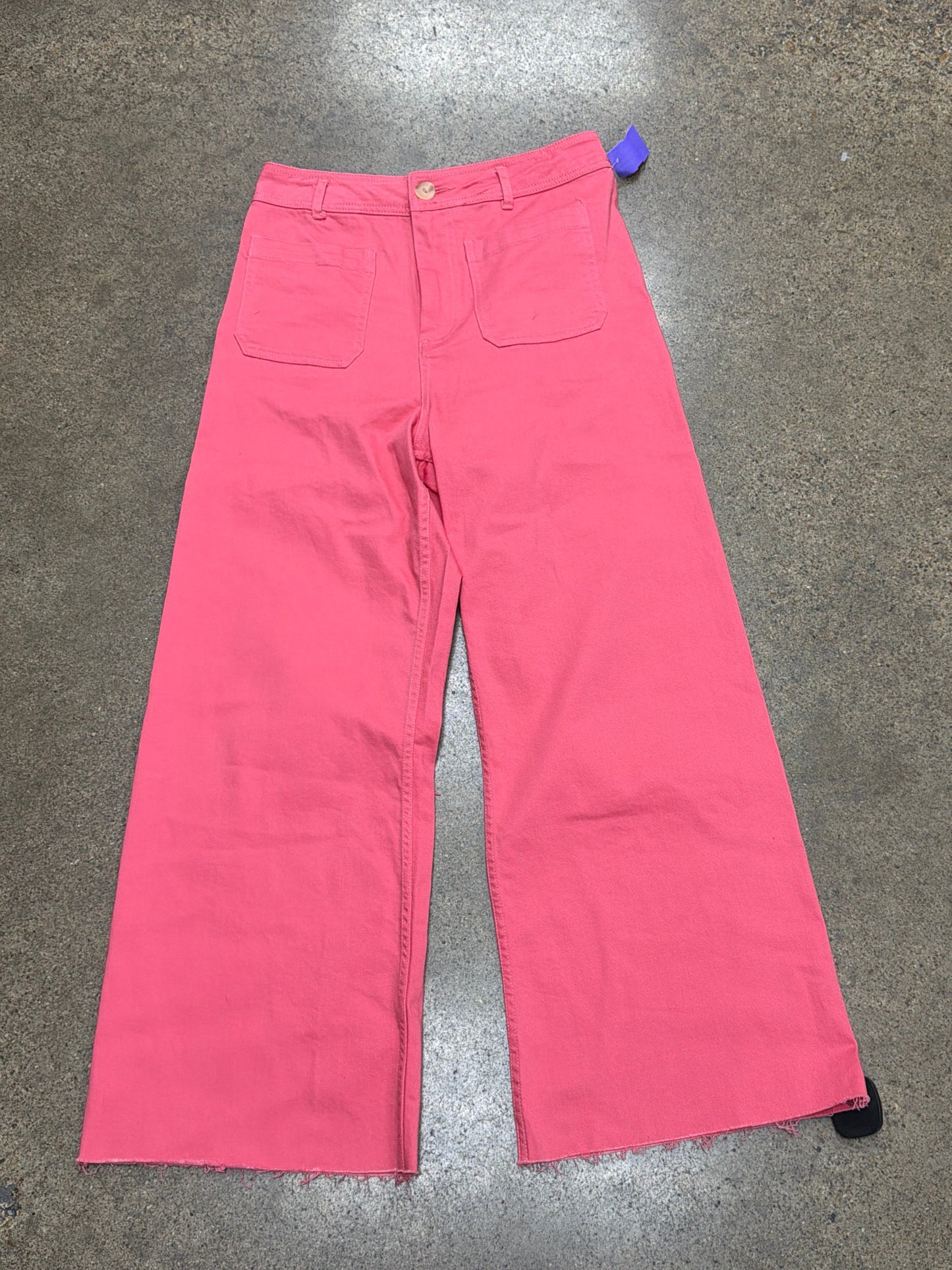 Jeans Wide Leg By Clothes Mentor In Red, Size:8