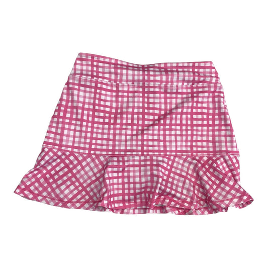Athletic Skort By Vineyard Vines In Pink & White, Size:Xs