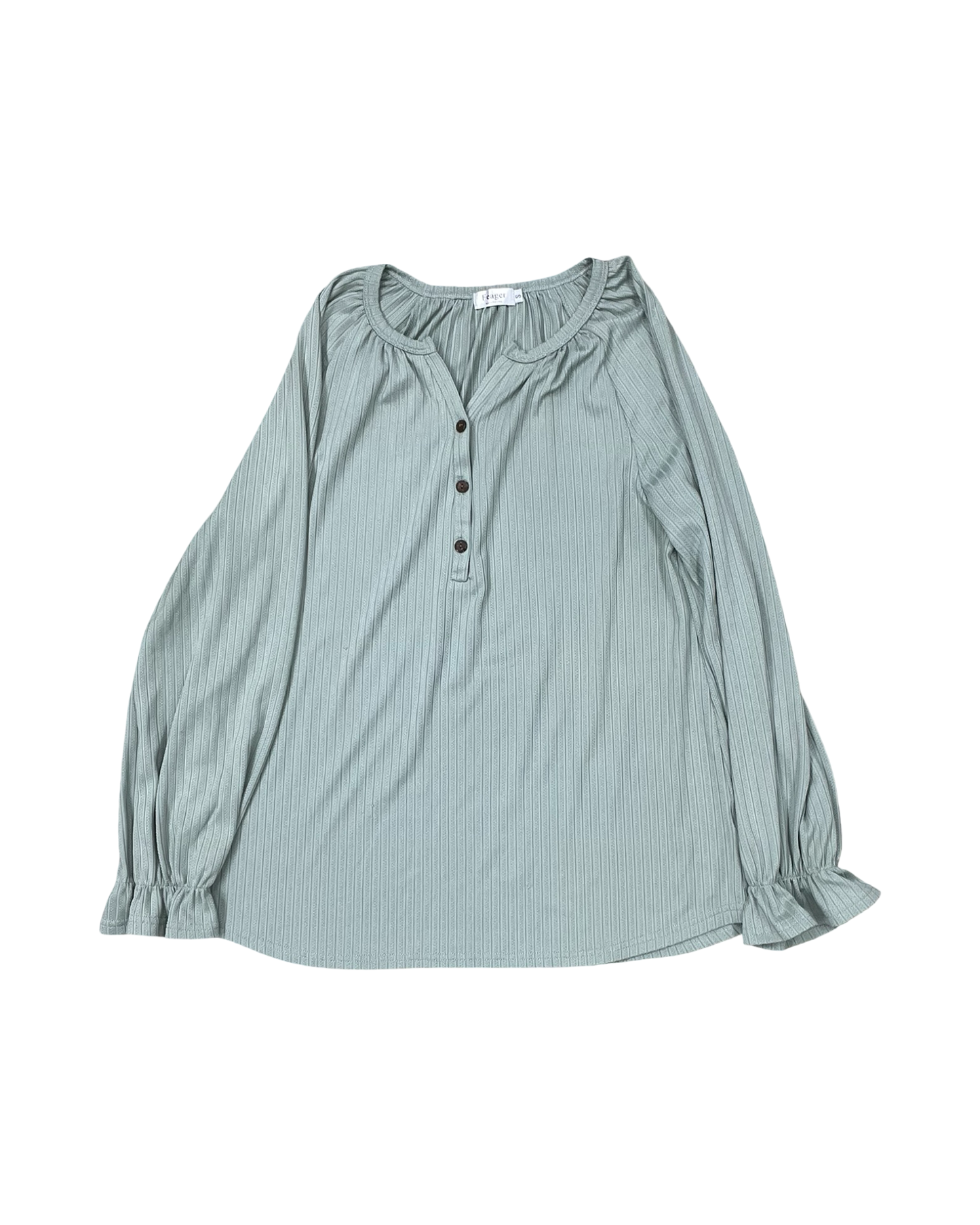 Top Ls By Clothes Mentor In Green, Size:S