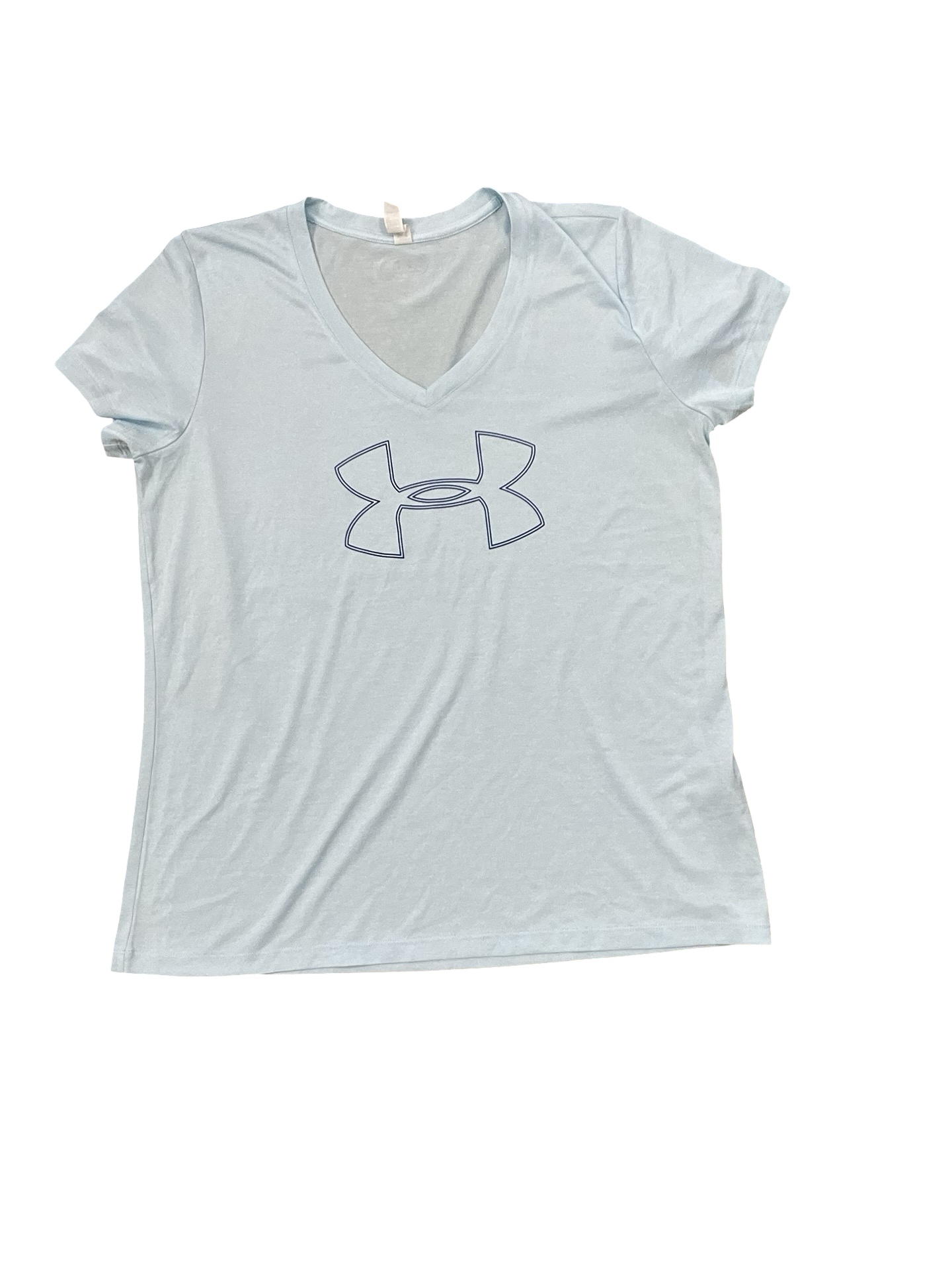 Athletic Top Ss By Under Armour In Blue, Size:L