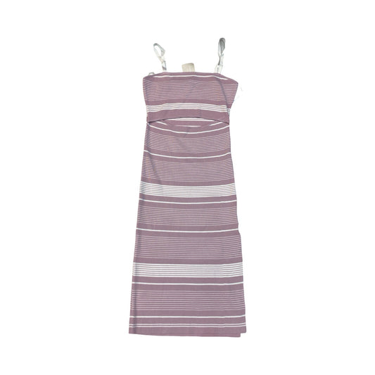 Dress Casual Maxi By Mable In Purple & White, Size:L