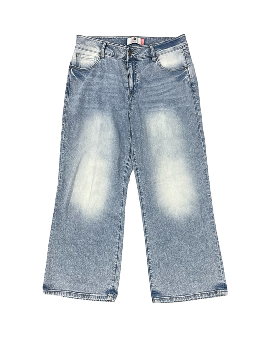 Jeans Cropped By Cabi In Blue Denim, Size:8