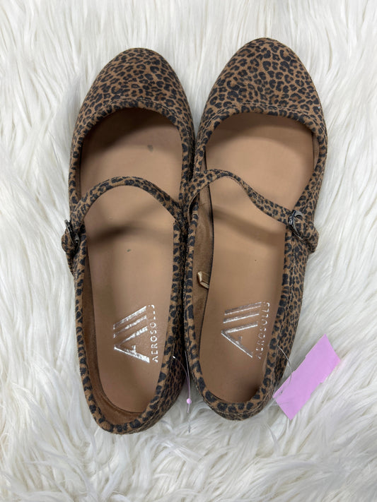 Shoes Flats By Aerosoles In Animal Print, Size:9