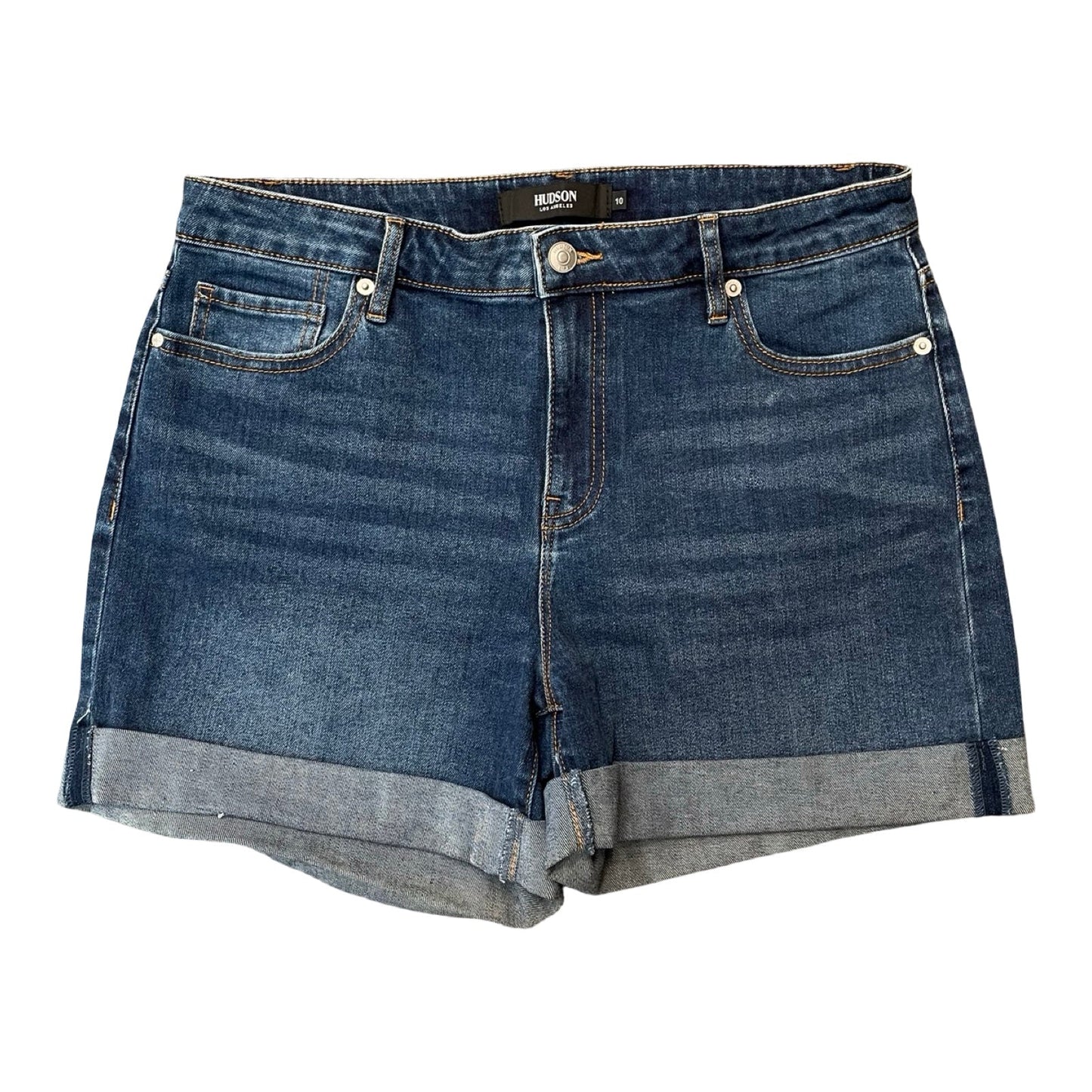 Shorts By Hudson In Blue Denim, Size:10