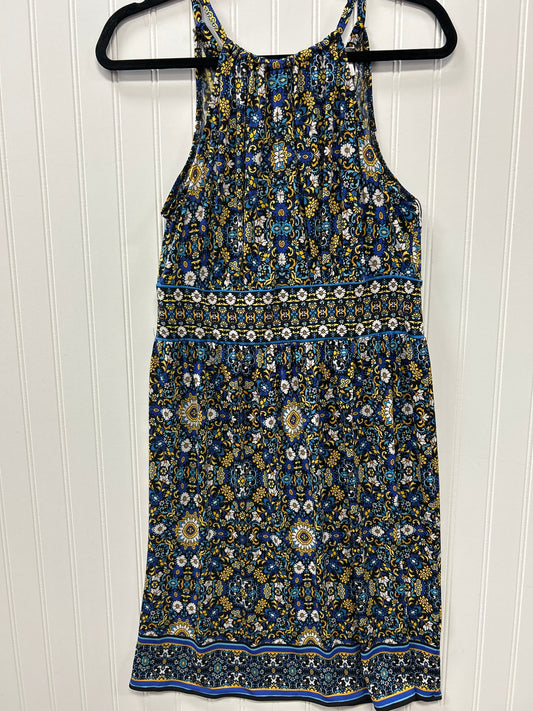 Dress Casual Midi By London Times In Blue, Size:M