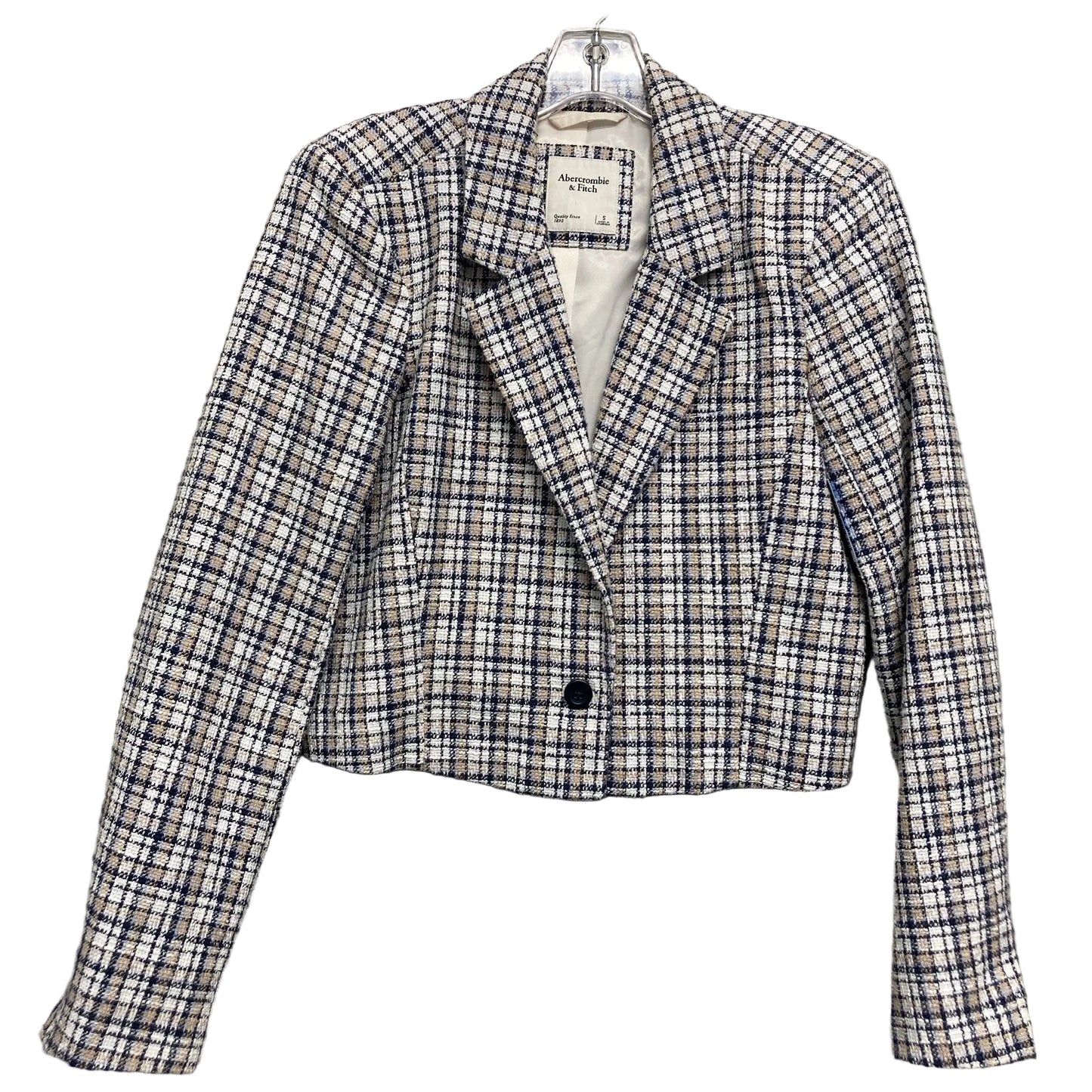 Blazer By Abercrombie And Fitch In Plaid Pattern, Size:S