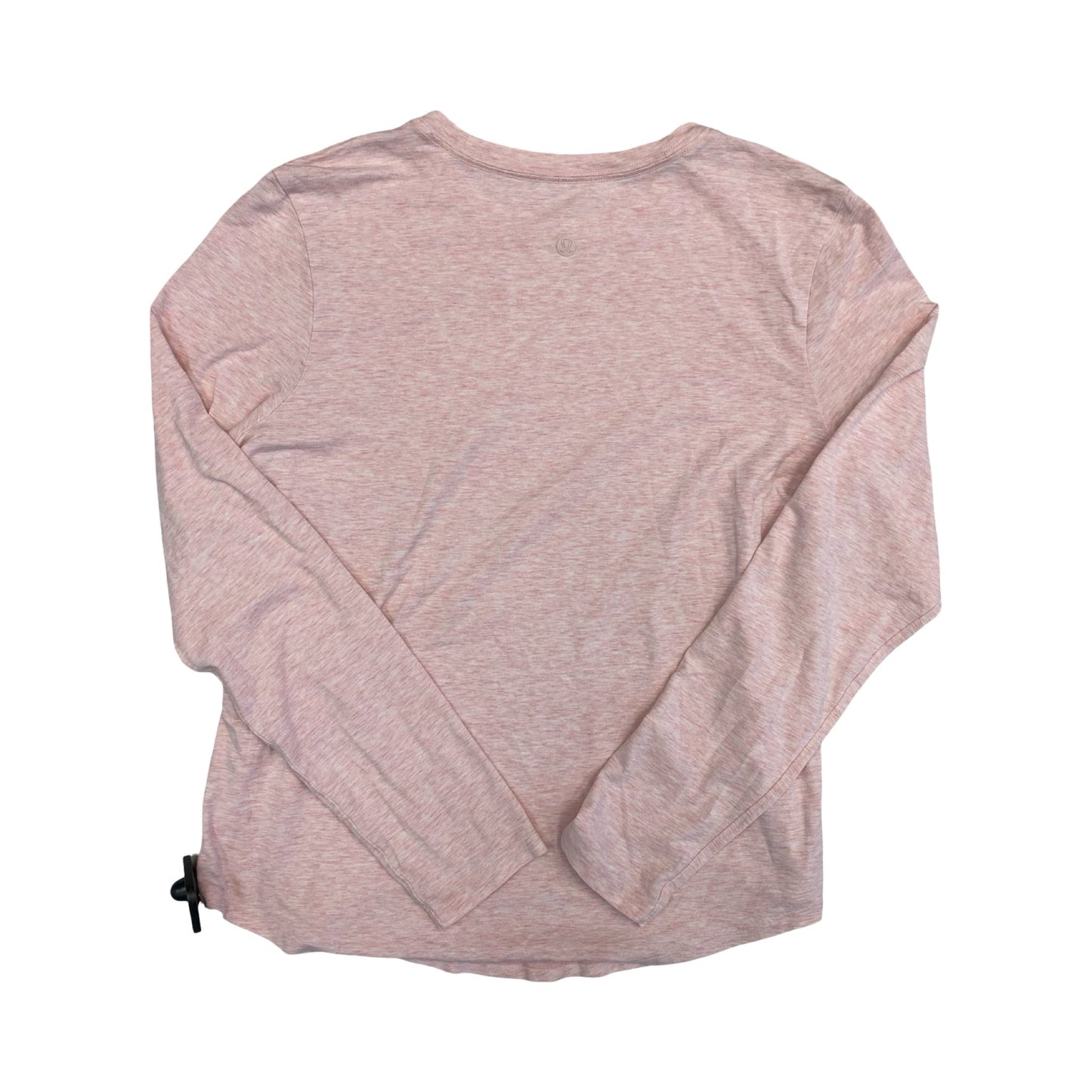 Athletic Top Ls Crewneck By Lululemon In Pink, Size:4