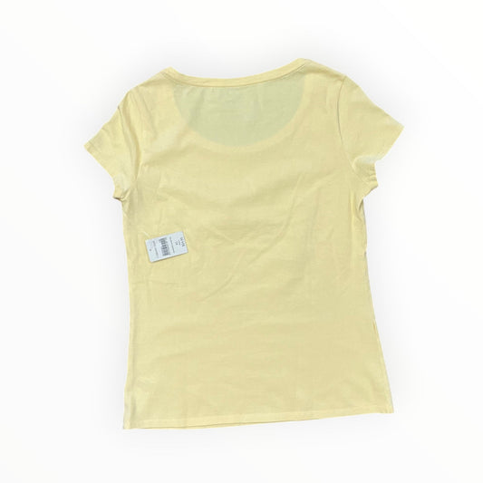 Top Ss Basic By Coldwater Creek In Yellow, Size:Xs