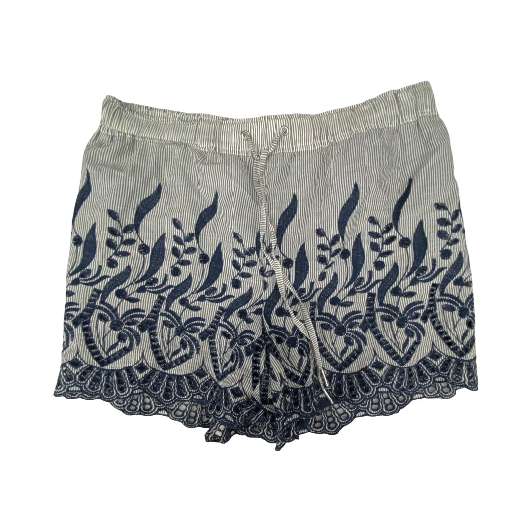 Shorts By Two By Vince Camuto In Blue & White, Size:Xs