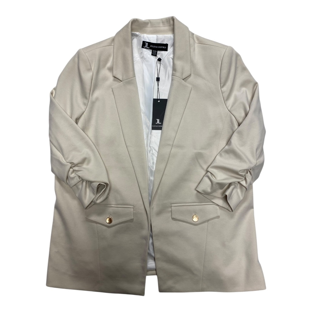 Blazer By Jules & Leopold In Cream, Size:Xl