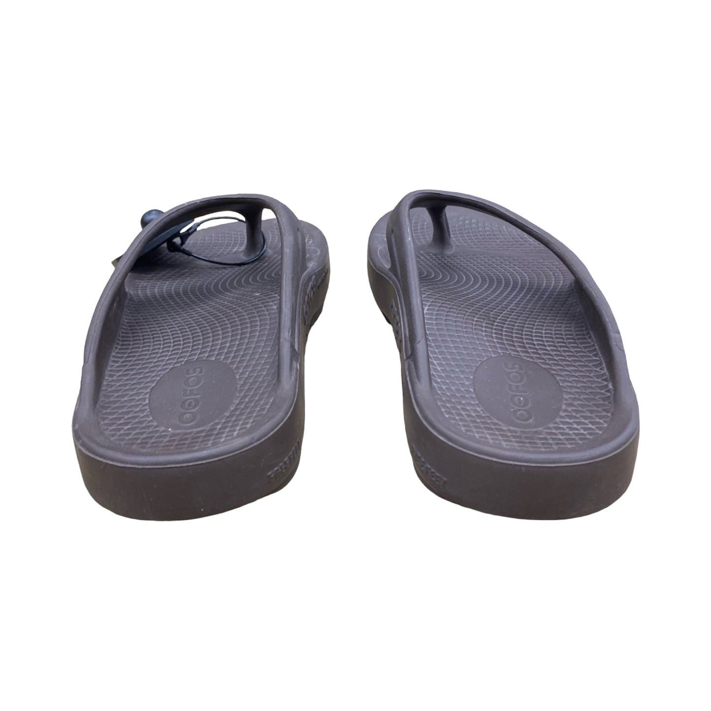 Sandals Flip Flops By Oofos In Brown, Size:7
