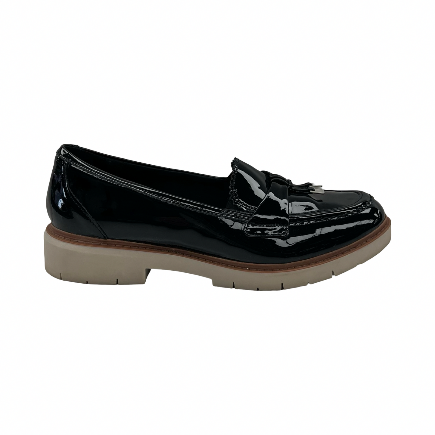 Shoes Flats By Clarks In Black, Size:8.5