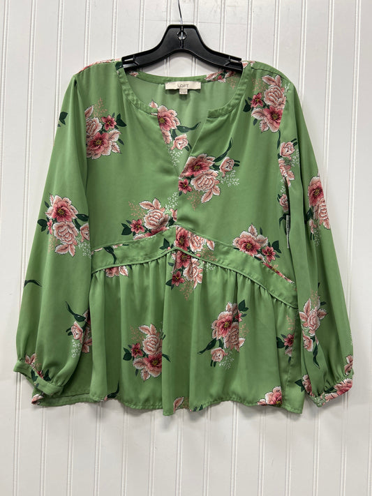 Top Ls By Loft In Green, Size:M