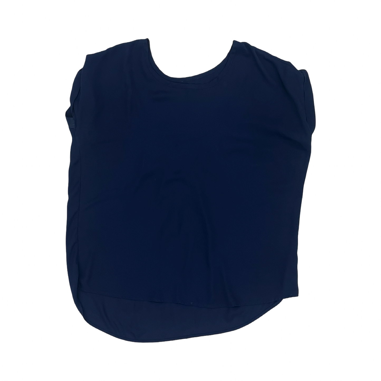 Blouse Ss By Clothes Mentor In Navy, Size:Xl