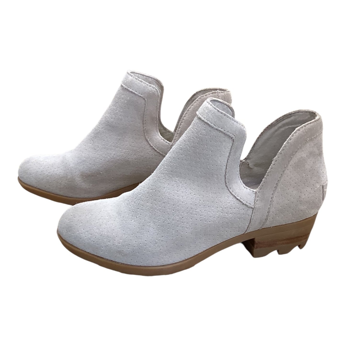 Boots Ankle Heels By Sorel In Tan, Size:6