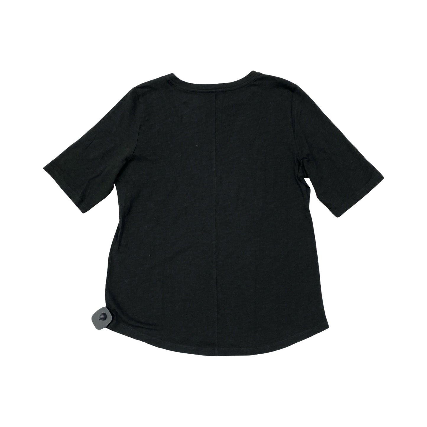Top Ss Designer By Eileen Fisher In Black, Size:Xs