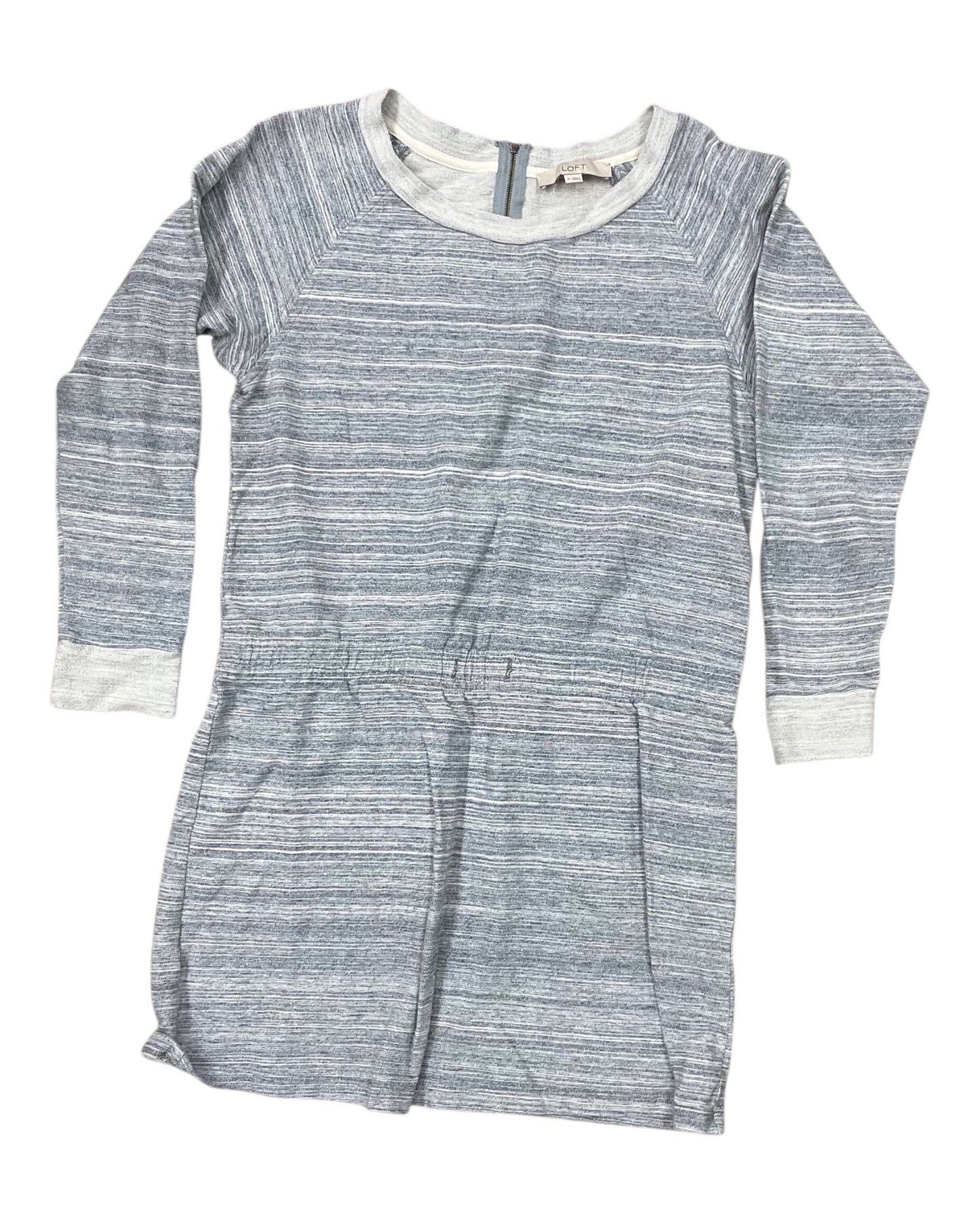 Dress Casual Short By Loft In Blue & White, Size:M