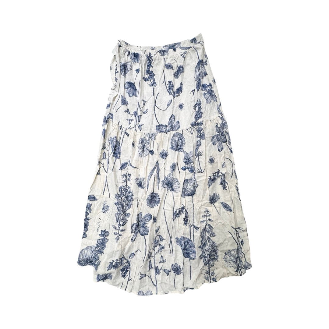 Skirt Maxi By Rachel Zoe In Blue & White, Size:M