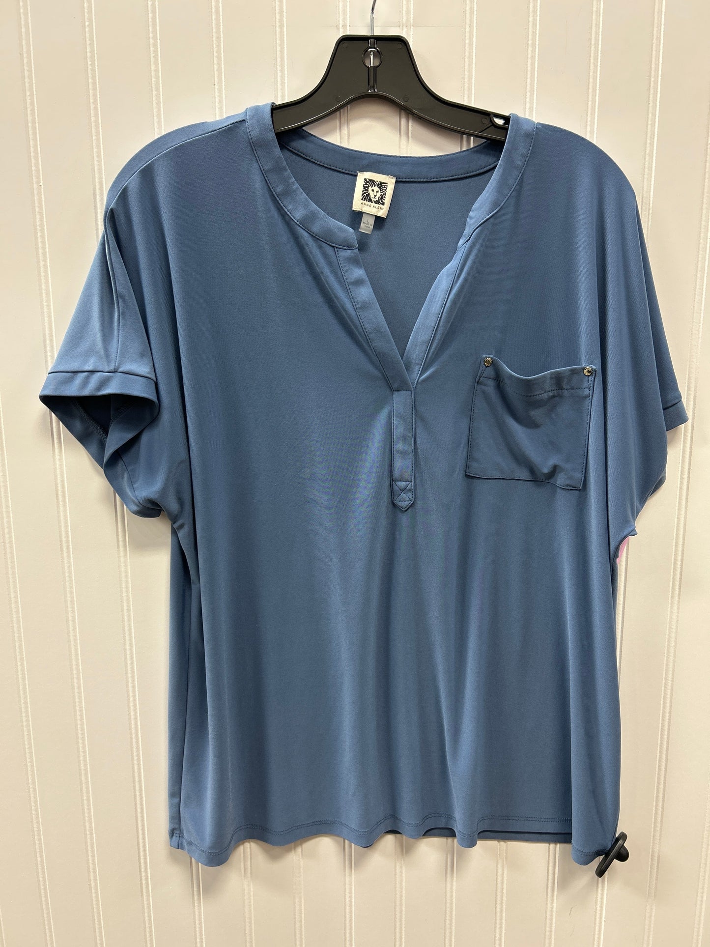 Top Ss By Anne Klein In Blue, Size:L