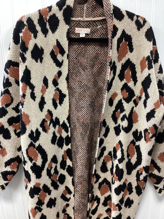 Sweater Cardigan By Knox Rose In Tan, Size:S